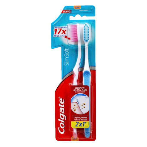 Imagen de Cepillo Colqate Slim Soft 2pack